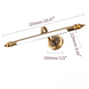 Brown Bronze Mirror Lamp LED Antique Golden Bathroom Wall Light