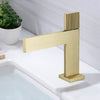 Brushed Gold Bathroom Vessel Sink Faucet Brass Water Mixer Faucet