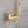 Bathtub Shower Mixer Faucet Brass Tub Mixer Tap with Hand Shower Bidet