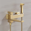 Bathtub Shower Mixer Faucet Brass Tub Mixer Tap with Hand Shower Bidet