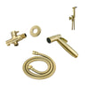 Brushed Gold Bidet Sprayer Toilet Cleaning Hand Spray with Brass Body