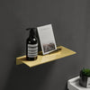 Brushed Gold Black White Aluminum Bathroom Shampoo Cosmetics Shelves