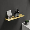 Brushed Gold Black White Aluminum Bathroom Shampoo Cosmetics Shelves