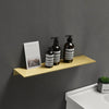 Brushed Gold Black White Aluminum Bathroom Shampoo Cosmetics Shelves