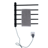 Built-In Timer Bathroom Towel Warmer Stainless Steel Heated Towel Rack