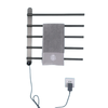 Built-In Timer Bathroom Towel Warmer Stainless Steel Heated Towel Rack