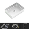 Luxury Bathroom Sink Stainless Steel Countertop Sink Nordic Wash Basin