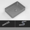 Luxury Bathroom Sink Stainless Steel Countertop Sink Nordic Wash Basin