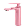Candy Color Bathroom Basin Faucet Hot Cold Single-Hole Mixer Tap