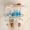 Carved Aluminum Bathroom Accessories Shower Shelf Accessories