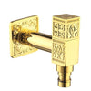 Carved Brass Faucet Decorative Outdoor Garden Tap for Washing Machine