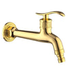 Carved Brass Faucet Decorative Outdoor Garden Tap for Washing Machine