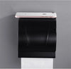 Carved Paper Holder Aluminum Bathroom Tissue Roll Holder Box Rack