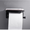 Carved Paper Holder Aluminum Bathroom Tissue Roll Holder Box Rack