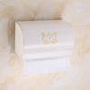 Carved Paper Holder Aluminum Bathroom Tissue Roll Holder Box Rack