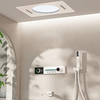 Ceiling Mount Brass Shower System Thermostatic Mixer Waterfall Shower