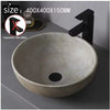 Ceramic Countertop Sink Oval Washbasin Bathroom Balcony Sink
