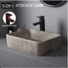 Ceramic Countertop Sink Oval Washbasin Bathroom Balcony Sink