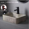 Ceramic Countertop Sink Oval Washbasin Bathroom Balcony Sink