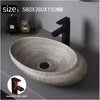 Ceramic Countertop Sink Oval Washbasin Bathroom Balcony Sink