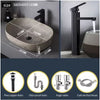 Ceramic Countertop Sink Oval Washbasin Bathroom Balcony Sink
