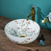 Ceramic Countertop Wash Basin Bathroom Vessel Sink Bowl for Vanity Top