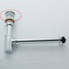 Chrome Bathroom Sink Drains Bottle Trap With Pop Up Drain Kit