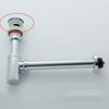 Chrome Bathroom Sink Drains Bottle Trap With Pop Up Drain Kit