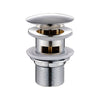 Chrome Bathroom Sink Drains Bottle Trap With Pop Up Drain Kit