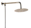 Chrome Finished Rainfall Ultra thin Shower Head and Shower Arm with Shower Hose