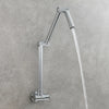 Brass Folding Kitchen Faucet Two-Joint Swing Arm Single Cold Water Tap