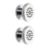 Concealed Brass Round Shower Body Sprays SPA Massage Shower Jets