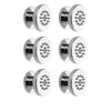 Concealed Brass Round Shower Body Sprays SPA Massage Shower Jets