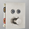 Concealed Brass Shower Temperature Control Thermostatic Mixer Valve