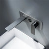 Concealed Digital Display Brass Basin Faucet In-Wall Spout Mixer Tap