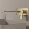 Concealed In-Wall Basin Faucet Solid Brass Bathroom Sink Mixer Tap Set