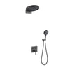 Concealed Shower System Brass Rainfall Bathroom Shower Faucet Set