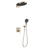 Concealed Shower System Brass Rainfall Bathroom Shower Faucet Set