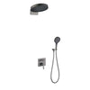 Concealed Shower System Brass Rainfall Bathroom Shower Faucet Set