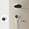 Concealed Shower System With Wall Mounted 3-function Bathroom Faucet