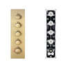 Concealed Smart Thermostatic Shower Mixer Brass Wall-Mounted Diverter