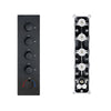 Concealed Smart Thermostatic Shower Mixer Brass Wall-Mounted Diverter