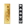Concealed Smart Thermostatic Shower Mixer Brass Wall-Mounted Diverter