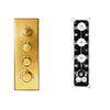 Concealed Smart Thermostatic Shower Mixer Brass Wall-Mounted Diverter