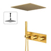 Concealed Thermostatic Shower Waterfall Faucet with Temperature Control