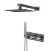 Concealed Thermostatic Shower Waterfall Faucet with Temperature Control