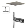 Concealed Thermostatic Shower Waterfall Faucet with Temperature Control