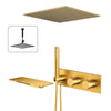 Concealed Thermostatic Shower Waterfall Faucet with Temperature Control
