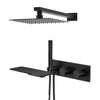 Concealed Thermostatic Shower Waterfall Faucet with Temperature Control