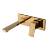 Concealed Wall Mounted Basin Faucet Brass Hot Cold Washbasin Mixer Tap